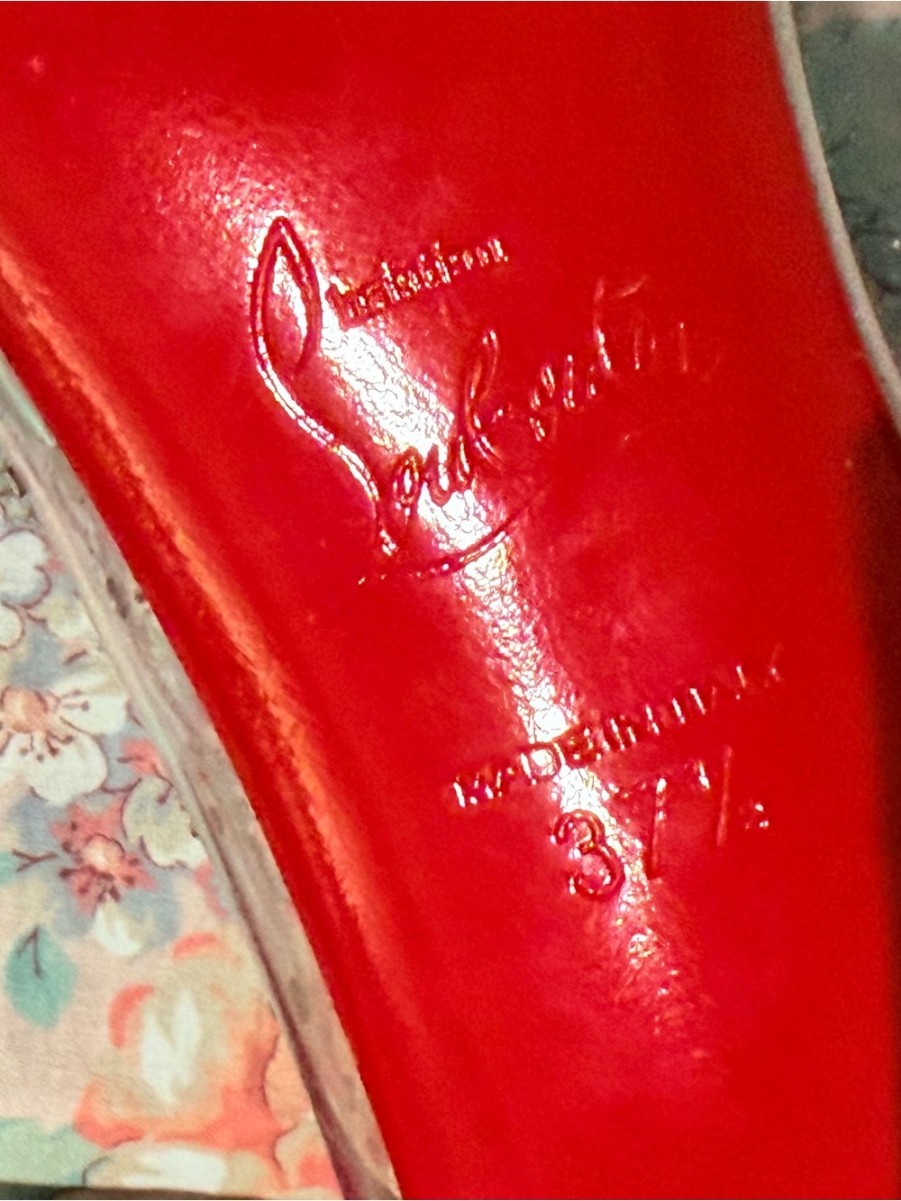 Cristian Louboutin PVC bow heels - Picture 5 of 10